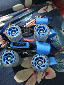 Blue Roller Skates
