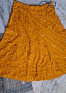 Yellow Lehenga Choli Set with Dupatta