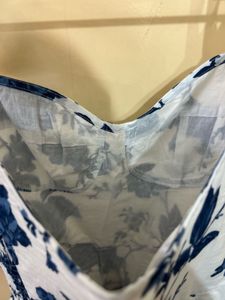 Lazo store Blue Floral Midi Dress