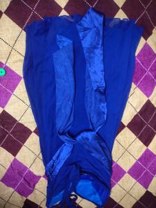 Royal Blue Chiffon Dress
