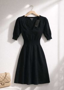 🖤  Authentic MANGO Sculpted Knit Dress