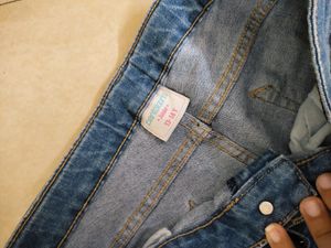 Jeans With Reversible Sequins