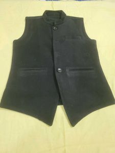 Boys Black Nehru Jacket