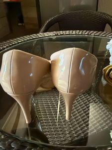 Nude Patent Ballet Flats