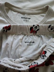 Cute Minnie Mouse Pajama Set