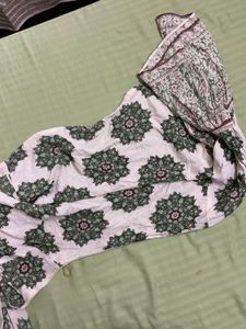 Bohemian Print Wrap Top