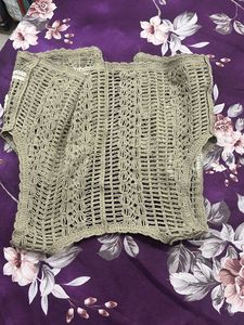 Boho Crochet Flower Vest