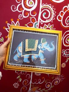 Elephant Cloth Painting