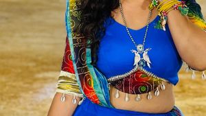 Vibrant Blue Lehenga Choli Set