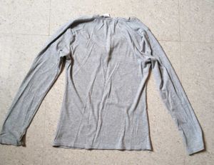 Calvin Klein Grey Long Sleeve Top