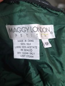 Maggy London 100% Silk Halter Neck Mini dress