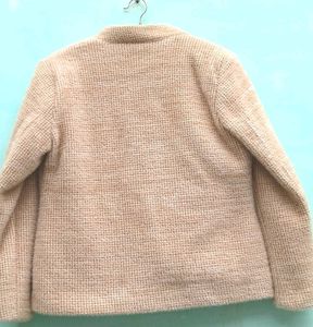 Chic Textured Cropped wool Jacket 🩷