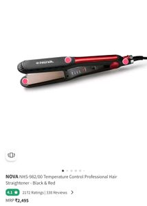 NOVA Professional Hair Straightner