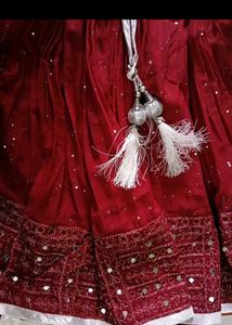 festive top and lehanga skirt