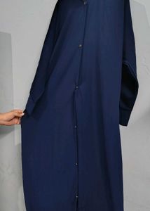 abaya burkha with free nose peace blue export arab