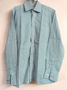 🔷🌟❤️🆕 White N Green Stripped Shirt
