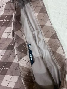 Argyle Print Mini Skirt