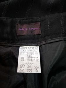 Pinstripe Wide Leg Pants