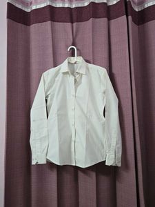 Classic White Button-Down Shirt