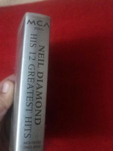 Neil Diamond His 12 Greatest Hits vintage Cassette