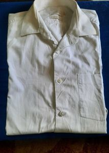 2pcs blackberry Men's White Striped Shirt