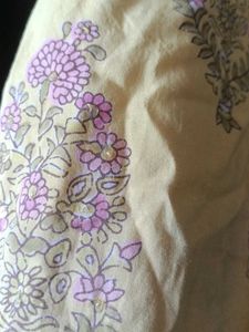 Yellow Printed Kurti for women