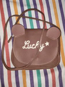 Cute Brown Bear "Lucky" Crossbody Bag