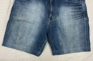 Classic Blue Denim Shorts