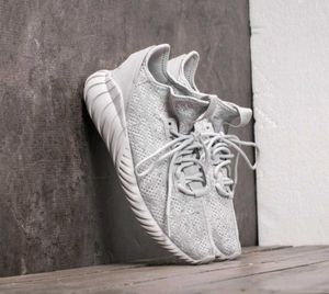 ADIDAS TUBULAR DOOM SOCK Grey Knit Sneakers