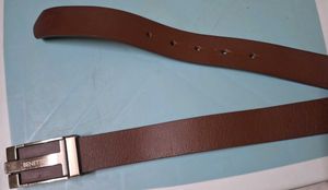 Benetton Leather Belt Brown