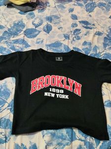 Black Brooklyn Graphic Tee - Size M
