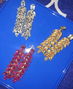 Stunning Gemstone Drop Earrings