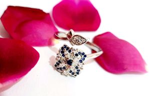 925 Silver Exclusive Showroom Piece Moving Fan Adjustable Ring
