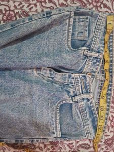 Vintage Wash Flare Jeans