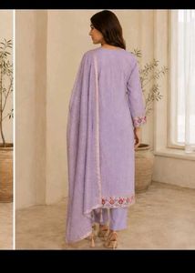 Combo Lavender Kurta Set with Accessories