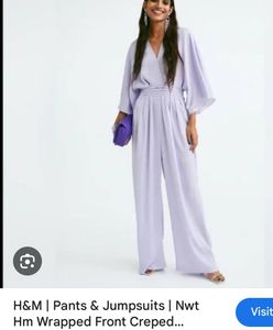 H&amp;M Jumpsuit In Satin Finish