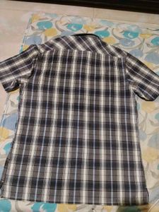 Men's Plaid /check Short Sleeve Shirt