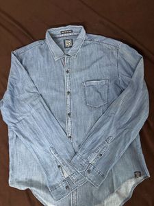 Good Looking Light Wash Denim Shirt