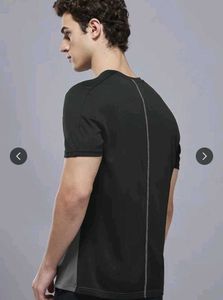 Men's Grey anti static GYM T-Shirt size-