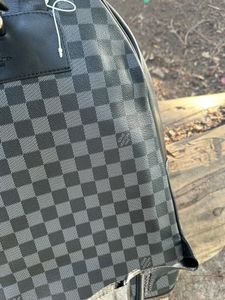 Stylish Checkerboard Backpack