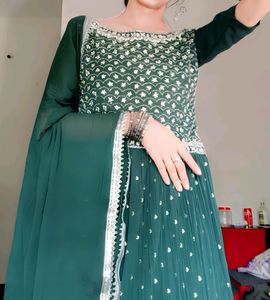 Beautiful Green Wedding Lehanga