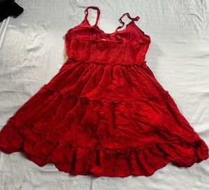 Tiered Mini Dress