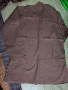 Men's Pastel Brown Kurta