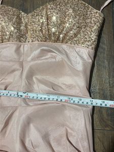 Arden B Pink Sequin Mini Dress