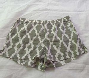 Geometric Print Shorts