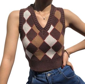 Sunday Best knitted Sweater Vest/Top (Size Xs-S)