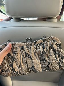 Vintage Ruched Clutch Bag