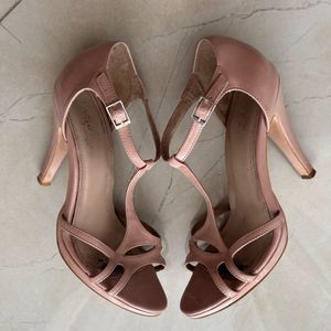 Nude/pinkish sandals, used, UK6/EU39