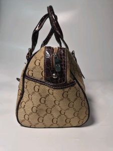 Y2K Guess inspired Monogram Barrel Bag
