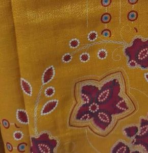 Elegant Mustard Traditional Saree 🫶